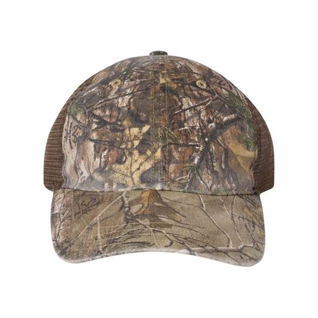 Richardson Garment Washed Printed Trucker Cap - Richardson 111P