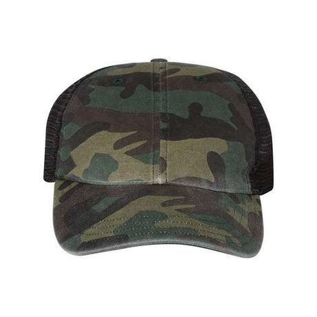 Richardson Garment Washed Printed Trucker Cap - Richardson 111P Richardson