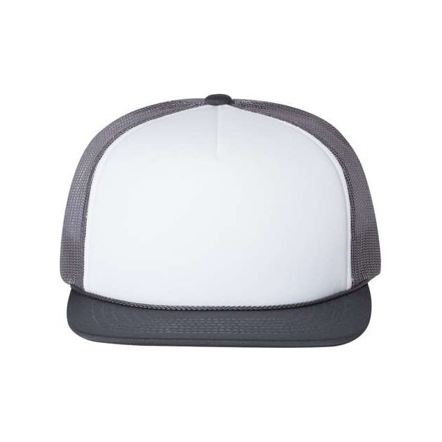 Richardson Foamie Trucker Cap - Richardson 113 Richardson White/ Charcoal Adjustable
