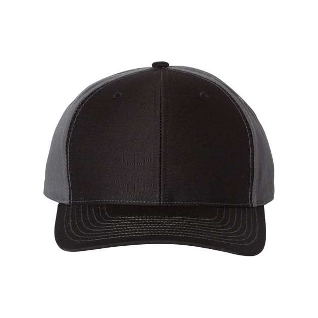 Richardson Twill Back Trucker Cap - Richardson 312 Richardson Black/ Charcoal Adjustable