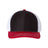 Richardson Twill Back Trucker Cap - Richardson 312 Richardson Black/ White/ Red Adjustable