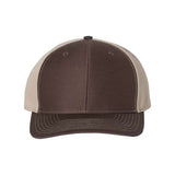 Richardson Twill Back Trucker Cap - Richardson 312 Richardson Brown/ Khaki Adjustable
