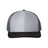 Richardson Twill Back Trucker Cap - Richardson 312 Richardson Grey/ Charcoal/ Black Adjustable