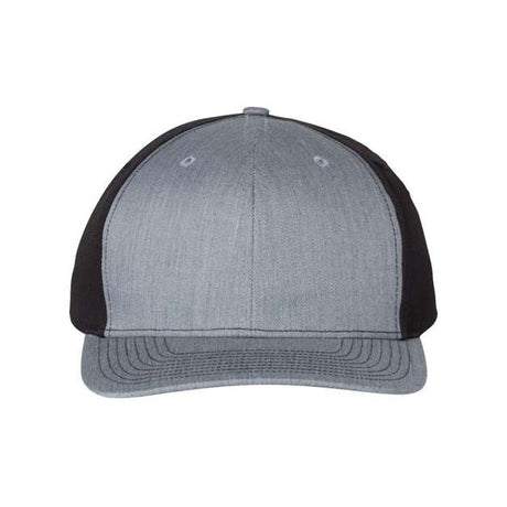 Richardson Twill Back Trucker Cap - Richardson 312 Richardson Heather Grey/ Black Adjustable
