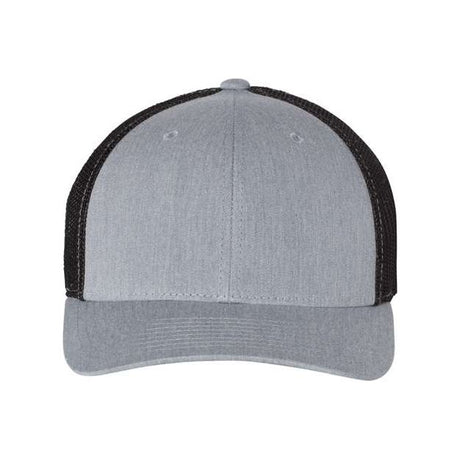 Richardson R-Flex Trucker Cap - Richardson 110 Richardson Heather Grey/ Black S/M