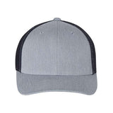 Richardson R-Flex Trucker Cap - Richardson 110 Richardson Heather Grey/ Navy S/M