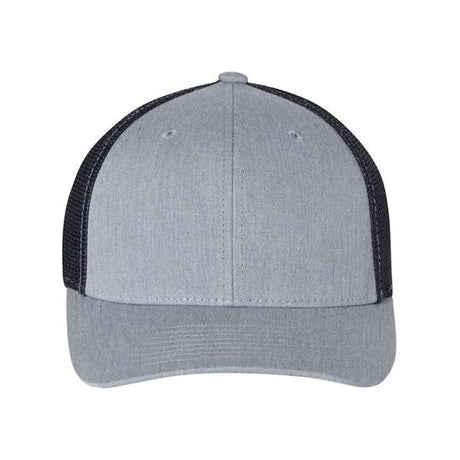 Richardson R-Flex Trucker Cap - Richardson 110 Richardson Heather Grey/ Navy S/M