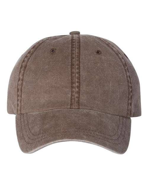 Valucap Pigment-Dyed Cap - Valucap SP500 Valucap Brown Adjustable