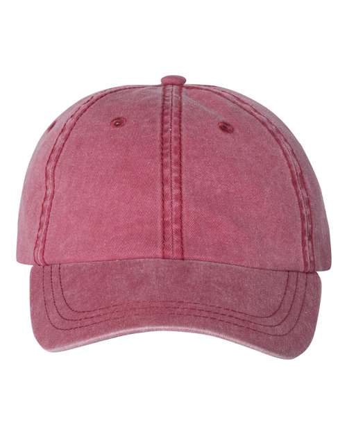 Valucap Pigment-Dyed Cap - Valucap SP500 Valucap Cardinal Adjustable