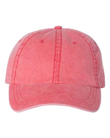 Valucap Pigment-Dyed Cap - Valucap SP500 Valucap Red Adjustable