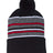 Sportsman 12" Striped Pom-Pom Cuffed Beanie - Sportsman SP60 Sportsman Black/ White/ Grey/ Red One Size