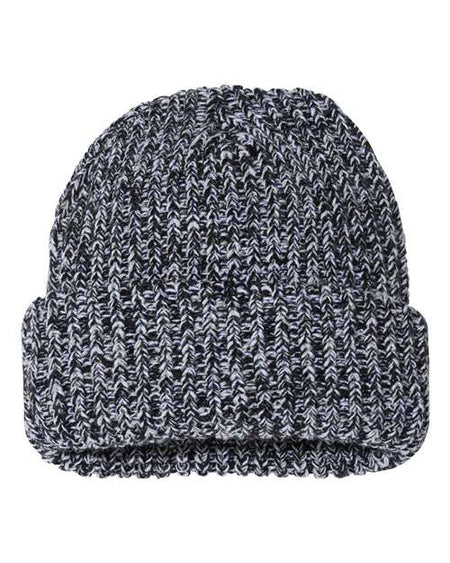 Sportsman 12" Chunky Cuffed Beanie - Sportsman SP90 Sportsman Black/ Natural One Size