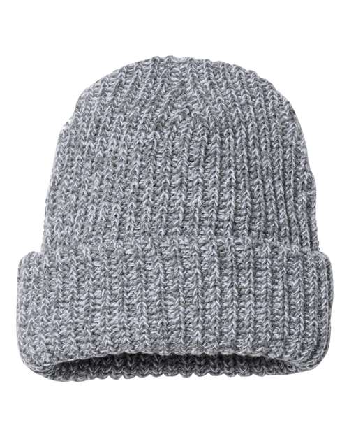 Sportsman 12" Chunky Cuffed Beanie - Sportsman SP90 Sportsman Grey/ White Speckled One Size