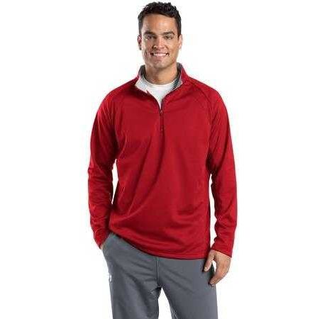 Mens Sport-Wick 1/4-Zip Fleece Pullover DRI-EQUIP Men's Jackets