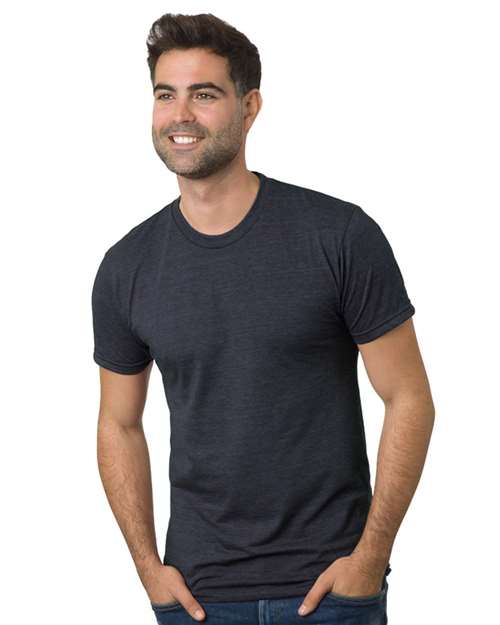 Bayside USA-Made Triblend T-Shirt - Bayside 5710 Bayside Tri Dark Grey XS