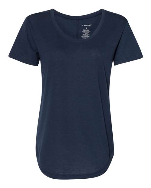 Boxercraft Women’s At Ease Scoop Neck T-Shirt - Boxercraft T61