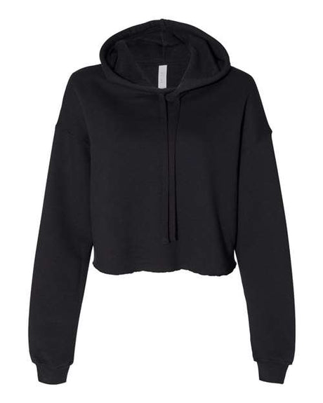 Bella + Canvas 7502 Women's Crop Fleece Hoodie Sweatshirt