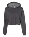 Bella + Canvas 7502 Women's Crop Fleece Hoodie Sweatshirt