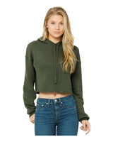 Bella + Canvas 7502 Women's Crop Fleece Hoodie Sweatshirt