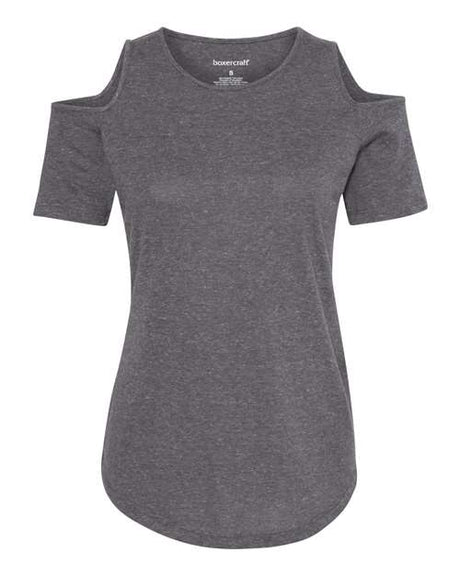 Boxercraft Women's Cold Shoulder T-Shirt - Boxercraft T32