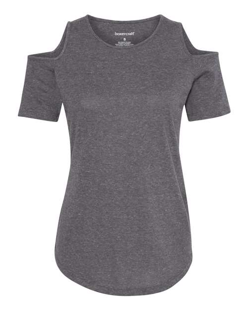 Boxercraft Women's Cold Shoulder T-Shirt - Boxercraft T32