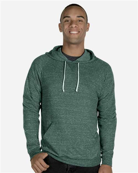 JERZEES Unisex Snow Heather French Terry Raglan Hooded Sweatshirt - JERZEES 90MR