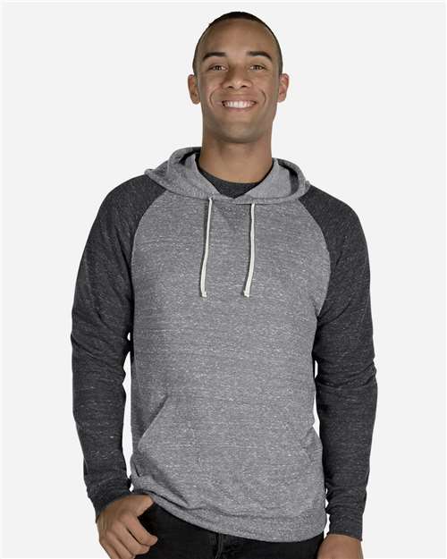 JERZEES Unisex Snow Heather French Terry Raglan Hooded Sweatshirt - JERZEES 90MR