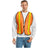 Mesh Enhanced Visibility Vest Joe's USA Safety Orange Small/Medium