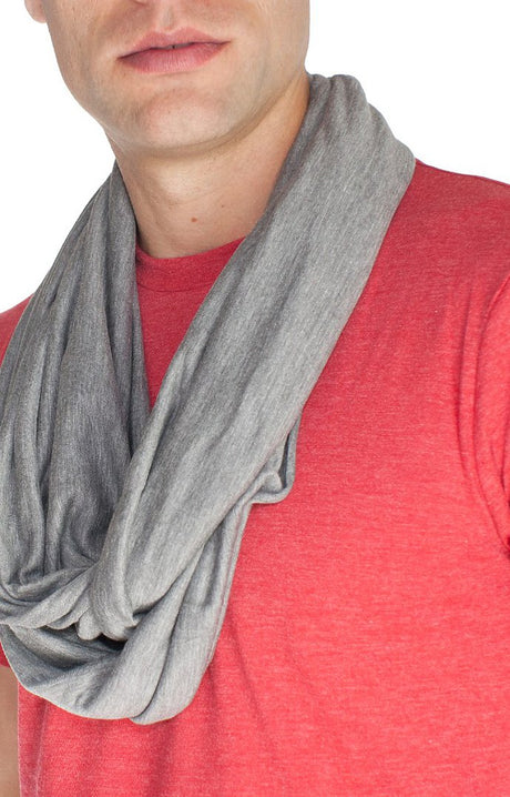 Royal Apparel 73000 Unisex Viscose Bamboo Organic Cotton Infinity Scarf - Cloudburst