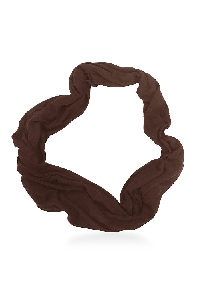 Royal Apparel 73000 Unisex Viscose Bamboo Organic Cotton Infinity Scarf - Cocoa