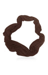 Royal Apparel 73000 Unisex Viscose Bamboo Organic Cotton Infinity Scarf - Cocoa