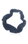 Royal Apparel 73000 Unisex Viscose Bamboo Organic Cotton Infinity Scarf - Midnight