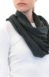 Royal Apparel 73000 Unisex Viscose Bamboo Organic Cotton Infinity Scarf - Pewter
