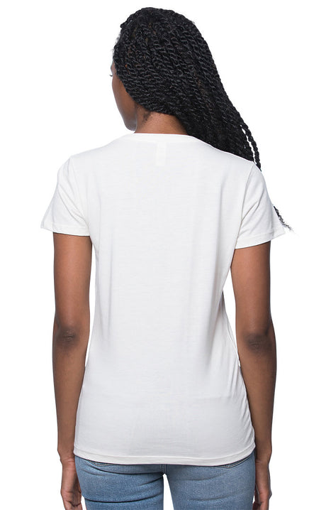 Royal Apparel 73001 Women's Viscose Bamboo Organic Cotton Tee - Canvas