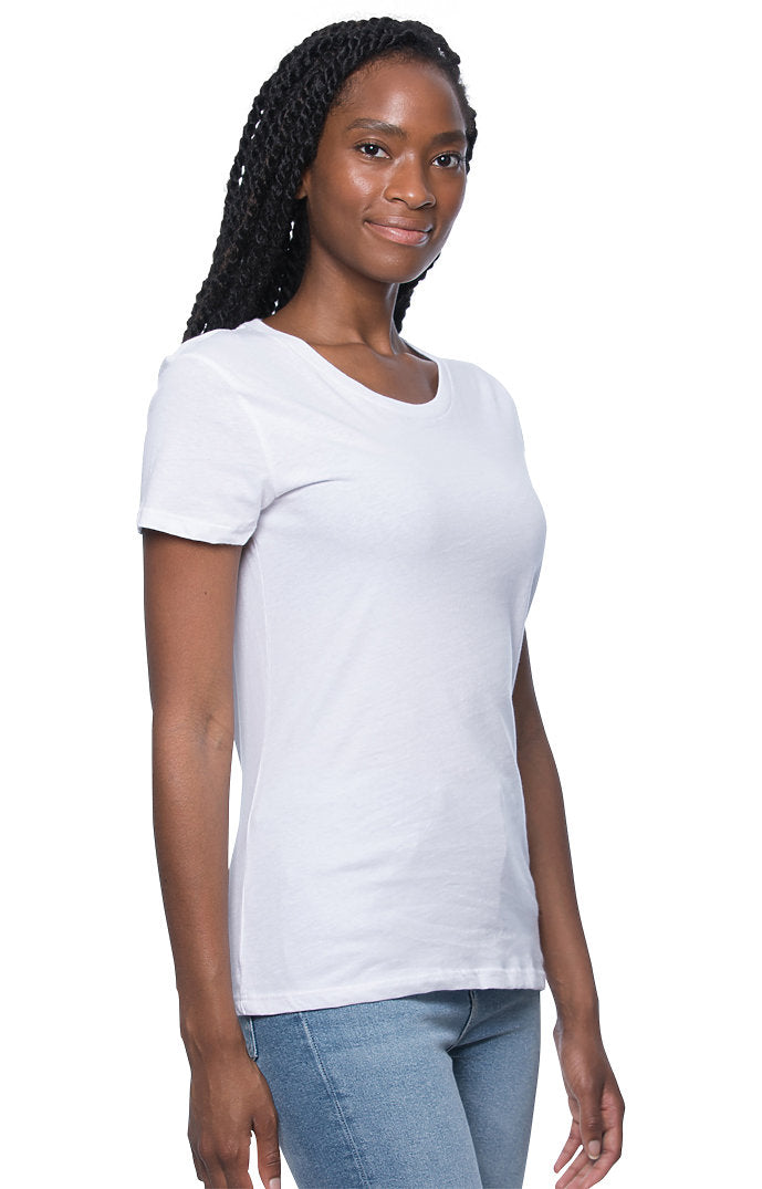 Royal Apparel 73001 Women's Viscose Bamboo Organic Cotton Tee - Frost