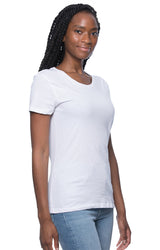 Royal Apparel 73001 Women's Viscose Bamboo Organic Cotton Tee - Frost