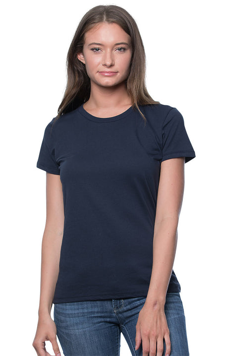 Royal Apparel 73001 Women's Viscose Bamboo Organic Cotton Tee - Midnight