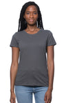 Royal Apparel 73001 Women's Viscose Bamboo Organic Cotton Tee - Pewter