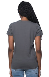 Royal Apparel 73001 Women's Viscose Bamboo Organic Cotton Tee - Pewter