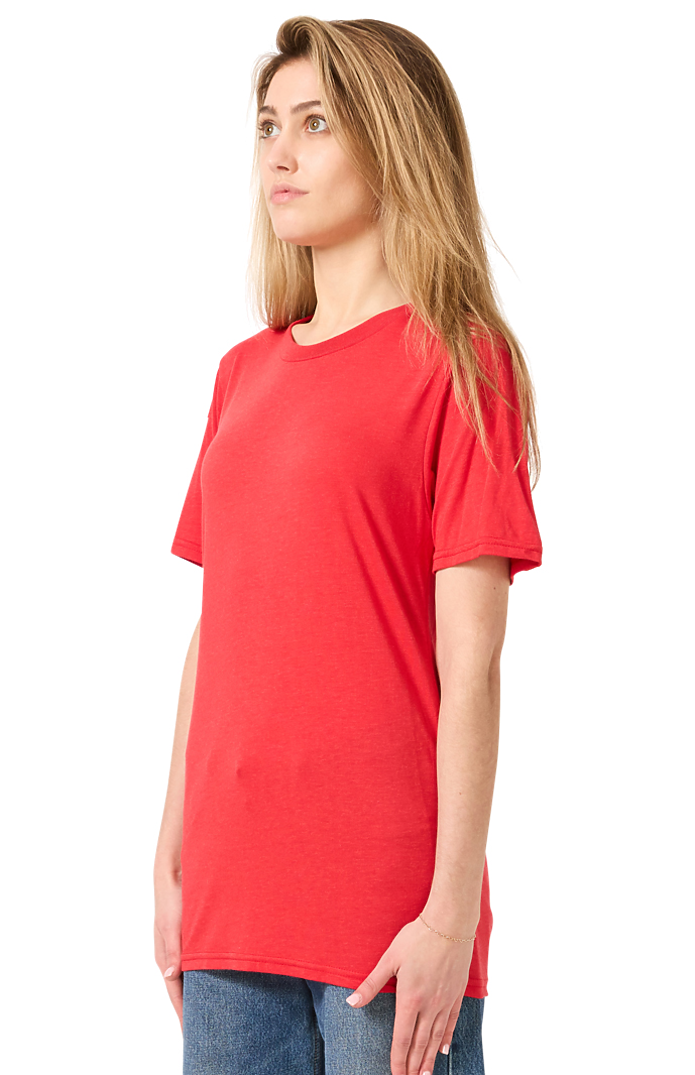 Royal Apparel 73051 Unisex Viscose Bamboo Organic Cotton Tee - Apple Red