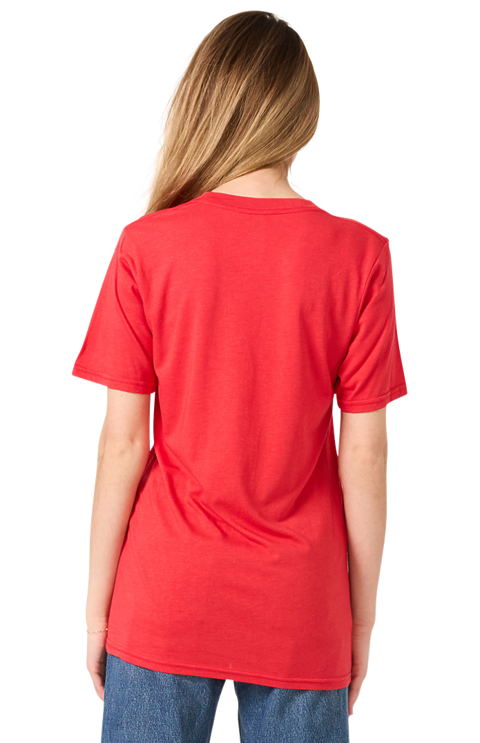 Royal Apparel 73051 Unisex Viscose Bamboo Organic Cotton Tee - Apple Red