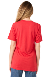 Royal Apparel 73051 Unisex Viscose Bamboo Organic Cotton Tee - Apple Red