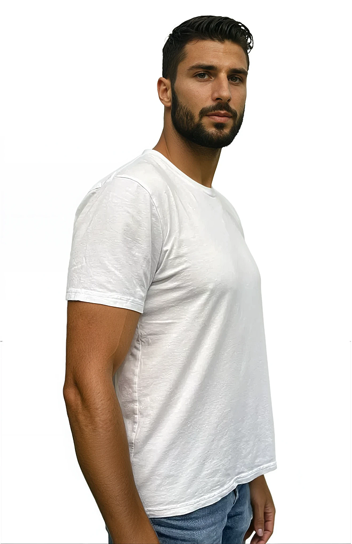 Royal Apparel 73051 Unisex Viscose Bamboo Organic Cotton Tee - Frost