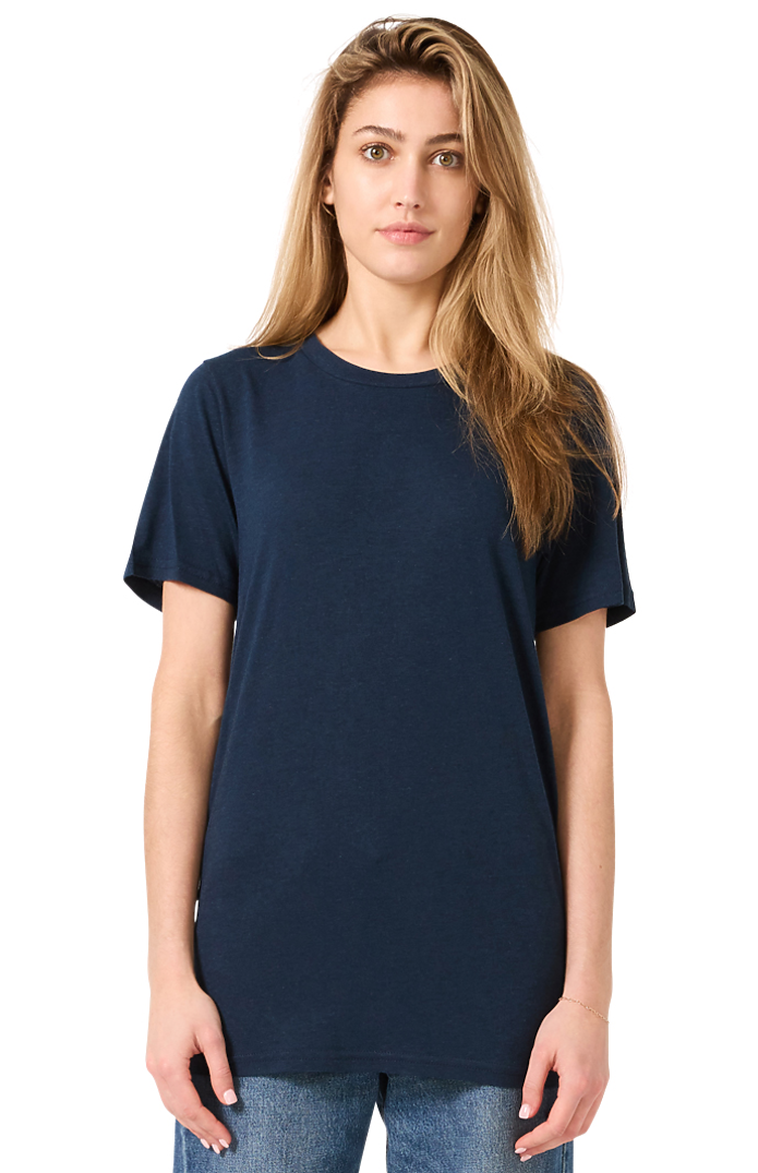 Royal Apparel 73051 Unisex Viscose Bamboo Organic Cotton Tee - Midnight