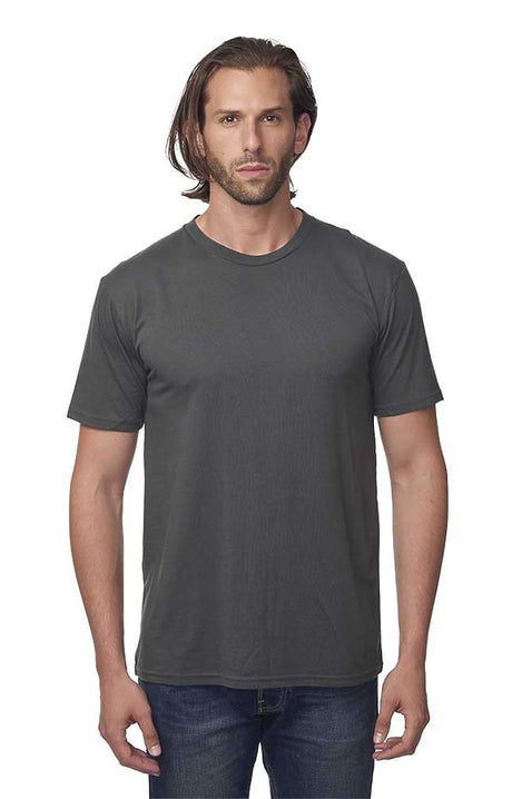 Royal Apparel 73051 Unisex Viscose Bamboo Organic Cotton Tee - Pewter