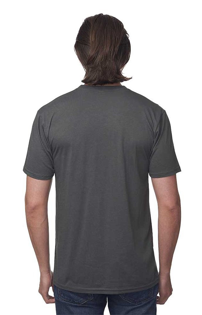 Royal Apparel 73051 Unisex Viscose Bamboo Organic Cotton Tee - Pewter
