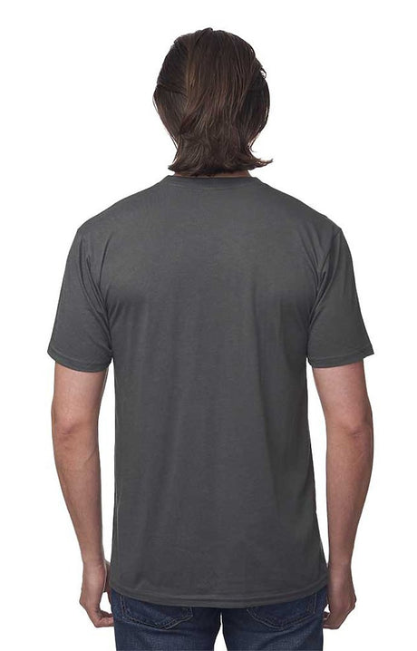 Royal Apparel 73051 Unisex Viscose Bamboo Organic Cotton Tee - Pewter