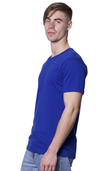 Royal Apparel 73051 Unisex Viscose Bamboo Organic Cotton Tee - Sapphire