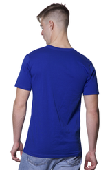 Royal Apparel 73051 Unisex Viscose Bamboo Organic Cotton Tee - Sapphire