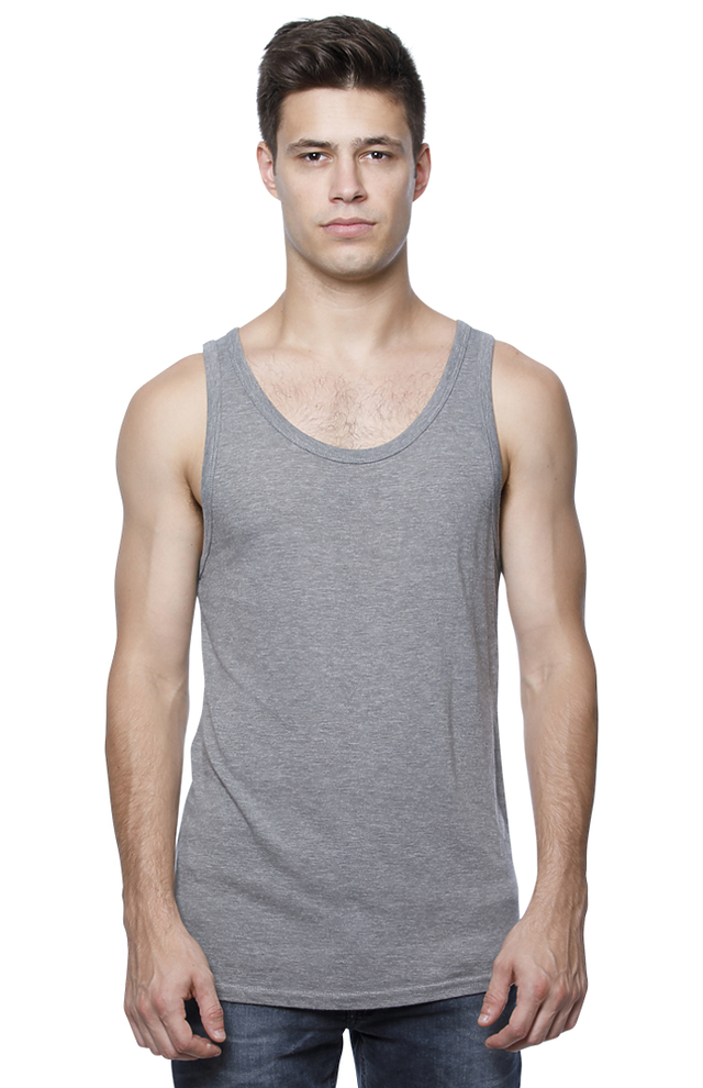 Royal Apparel 73058 Unisex Viscose Bamboo Organic Cotton Tank Top - Cloudburst